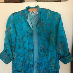 Vintage, silk robe made in China!